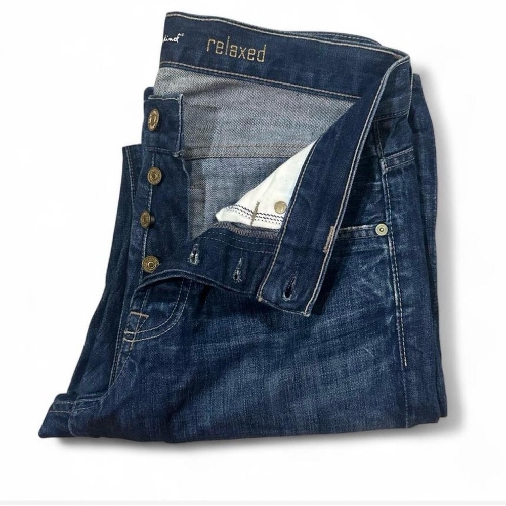 VTG Y2K Men’s 7 For All Mankind Relaxed Fit Jeans Size W30 x L32 - Picture 3 of 8